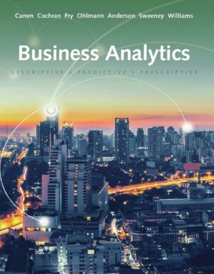 Business Analytics 3rd 3E Jeffrey Camm