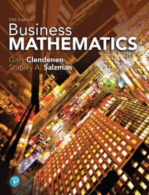 Business Mathematics 14th 14E Gary Clendenen