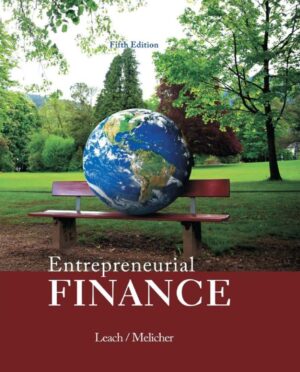 Entrepreneurial Finance 5th 5E Chris Leach