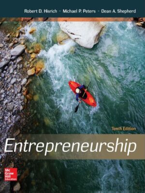 Entrepreneurship 10th 10E Robert Hisrich