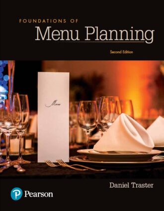 Foundations of Menu Planning 2nd 2E Daniel Traster