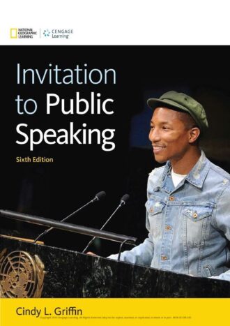 Invitation to Public Speaking 6th 6E Cindy Griffin