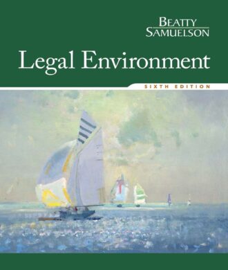 Legal Environment 6th 6E Jeffrey Beatty