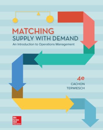 Matching Supply with Demand 4th 4E Gerard Cachon