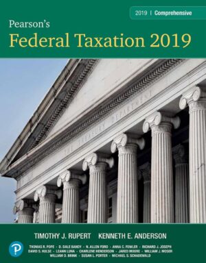 Pearson's Federal Taxation 2019 Comprehensive