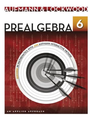 Prealgebra An Applied Approach 6th 6E Richard Aufmann