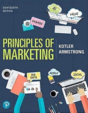 Principles of Marketing 18th 18E Philip Kotler Gary Armstrong