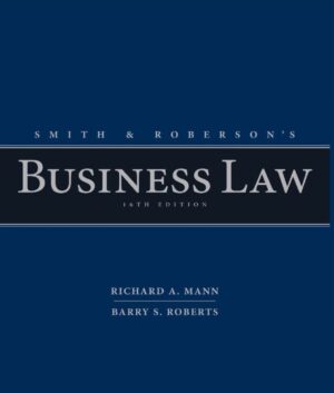 Smith and Roberson's Business Law 16th 16E