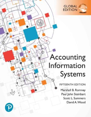 Accounting Information Systems 15th 15E Marshall Romney