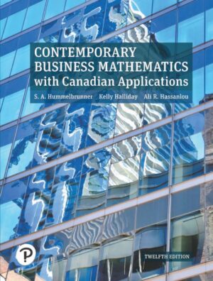 Contemporary Business Mathematics with Canadian Applications 12th 12E