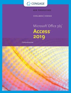 New Perspectives MicrosoftOffice 365 and Access2019 Comprehensive