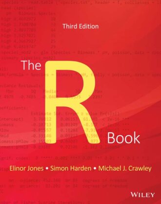 The R Book 3rd 3E Elinor Jones Simon Harden Michael Crawley