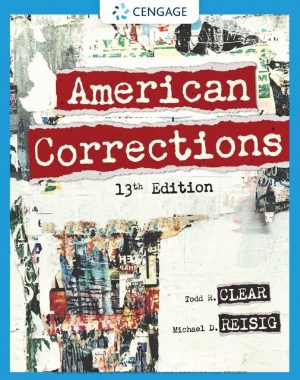 American Corrections 13th 13E Todd Clear Michael Reisig