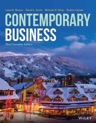 Contemporary Business 3rd 3E Louis Boone David Kurtz