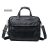 Large Men Leather Handbags Travel Briefcases 15.6 Inch Laptop Shoulder Bag