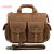 Men’s Crazy Horse Leather Briefcase Business Laptop Handbag Travel Bag