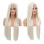 Wigs for Women Silky Straight Hair Synthetic Lace Front Wigs